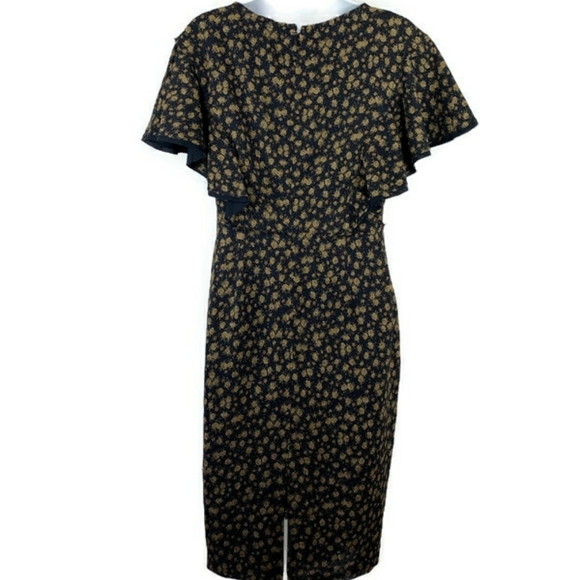 $348 Anthropologie Tracy Reese Dress Sz 8 Flutter - Picture 10 of 10